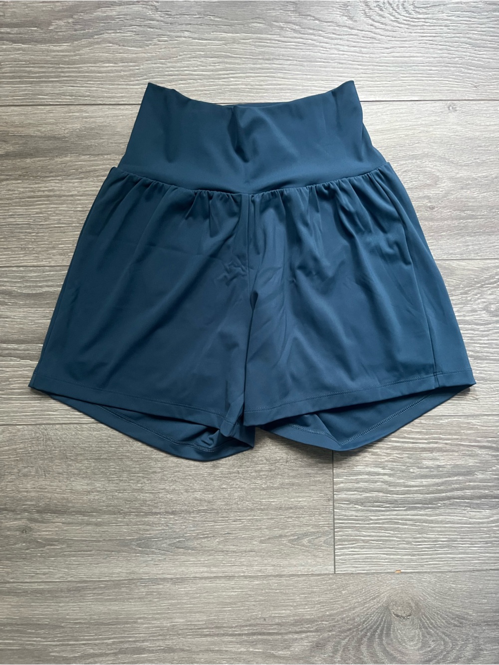 Halara Blue Layered Shorts Size S Run Walk Yoga Pilates Tennis Golf Workout Gym